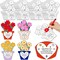 Mother’s Day Card Making Kit – 24 DIY Color Your Own Flower Pot Cards, Religious & Holiday Crafts for Kids, Sunday School, Home, and Family Activities